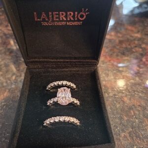 Sterling Silver Ring Set Size 10.5